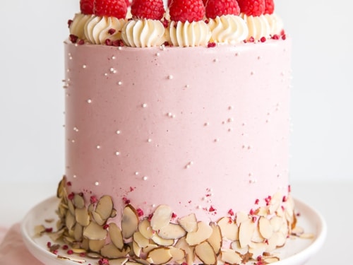 Raspberry Bakewell Cake - Traditional Home Baking