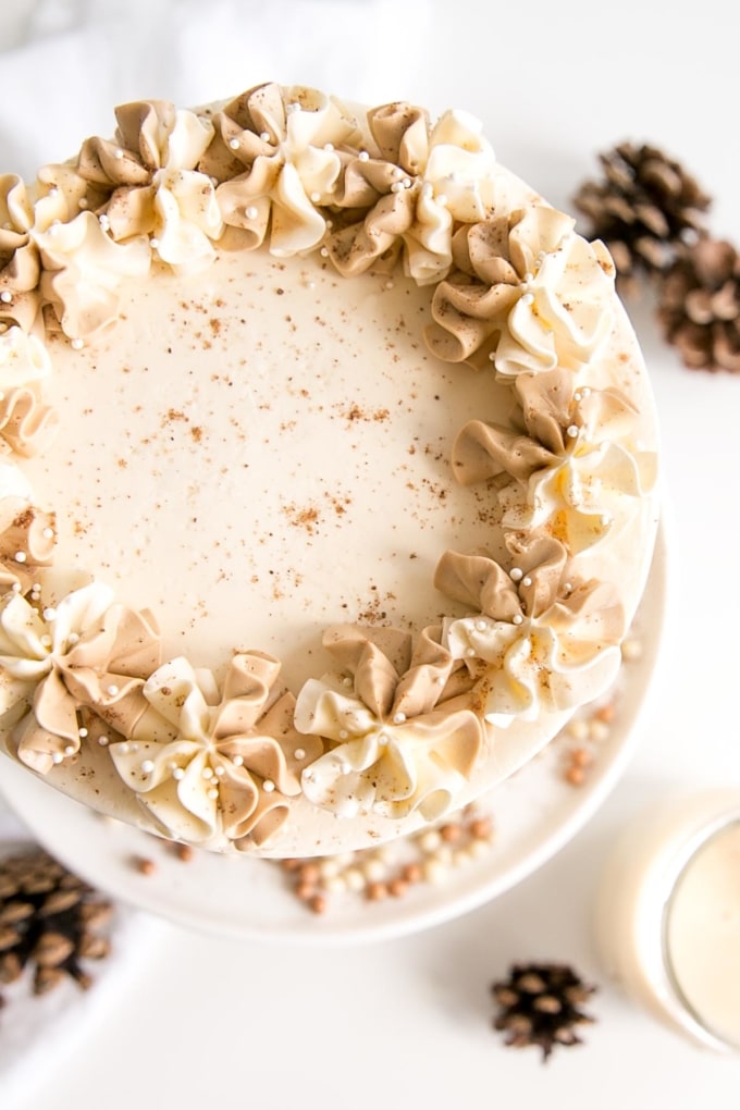 Eggnog Latte Cake Liv for Cake