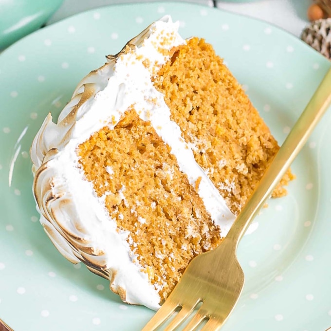 Sweet Potato Cake with Marshmallow Frosting Liv for Cake