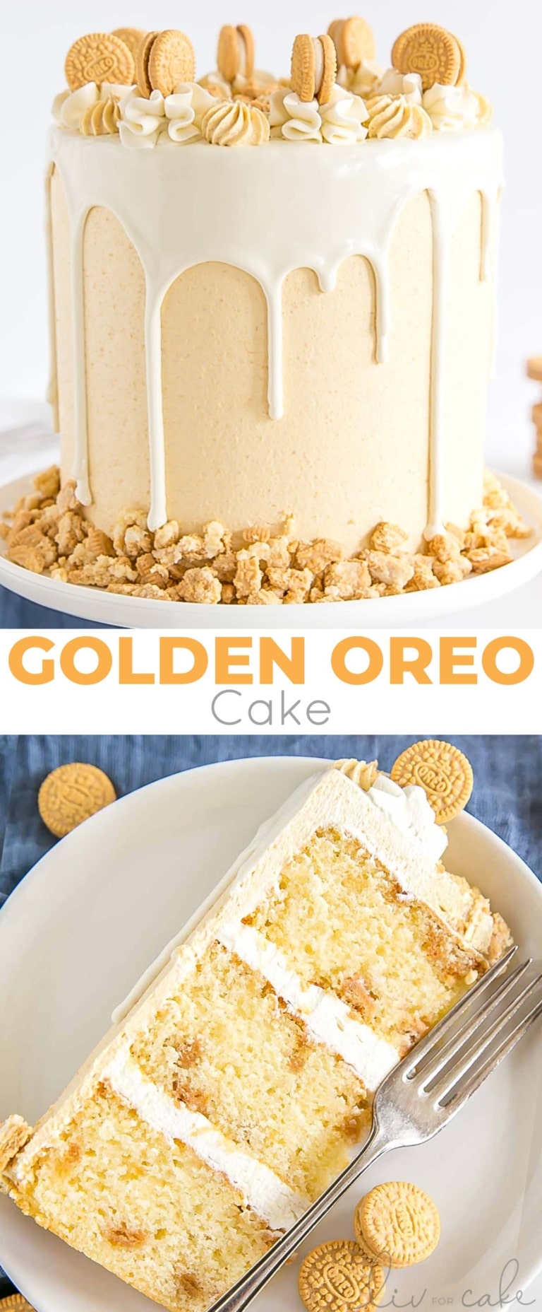 Golden Oreo Cake Liv for Cake