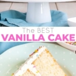 vanilla cake collage 2