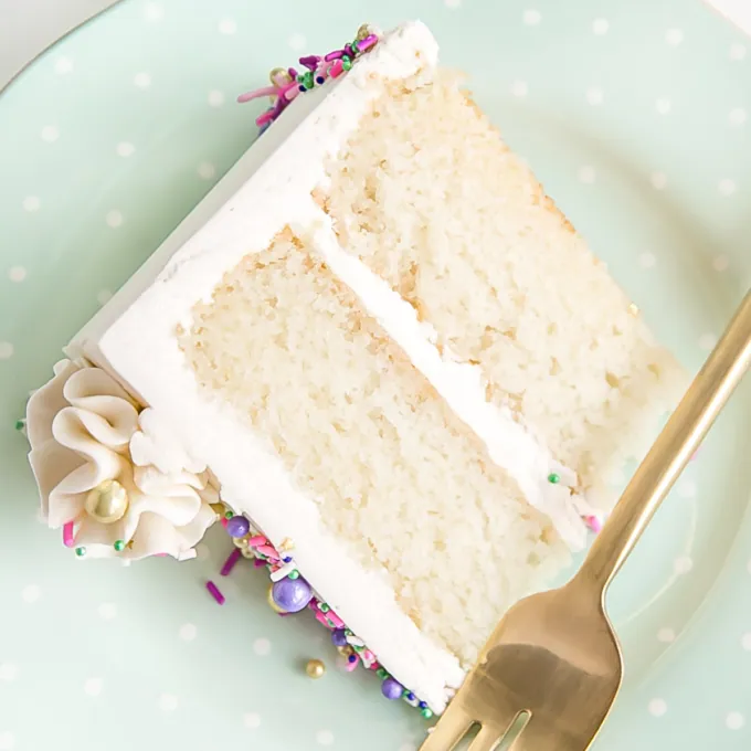 The Best White Cake Recipe - Liv for Cake