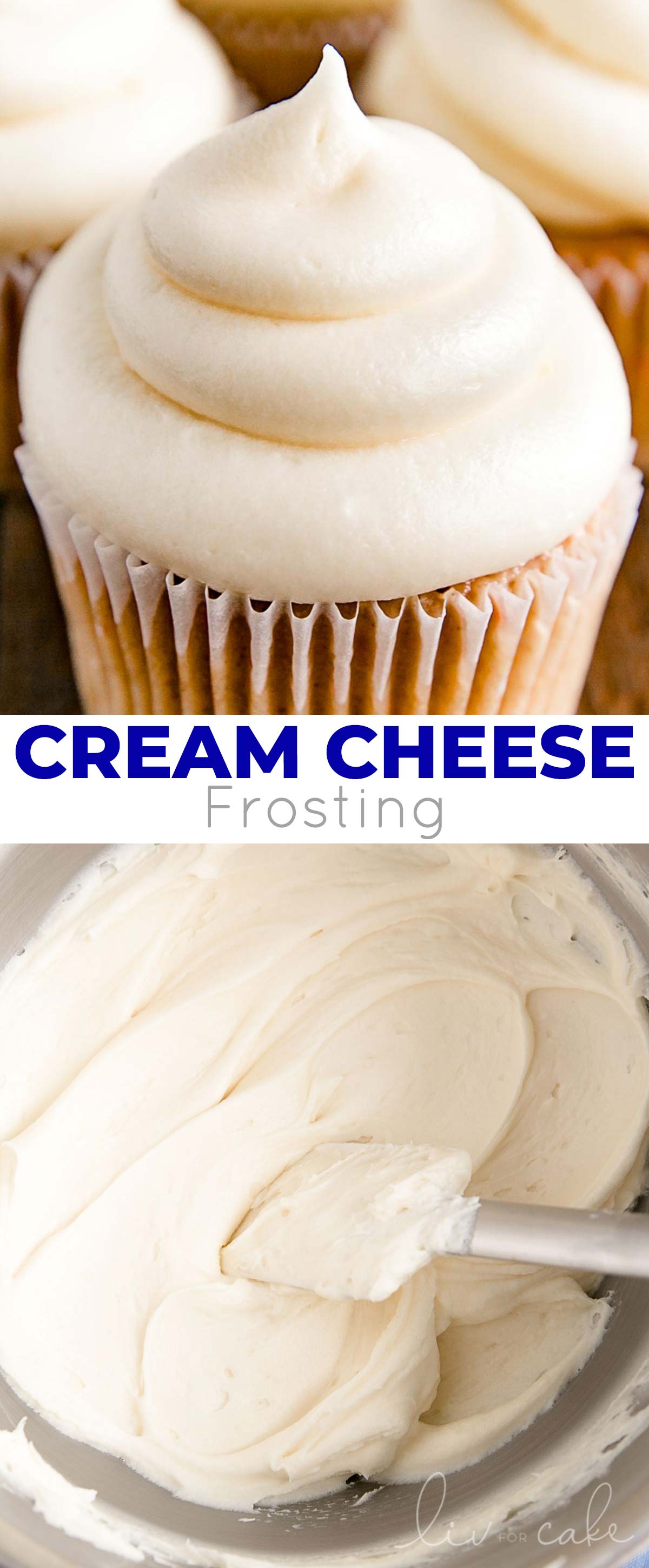 cream cheese frosting collage
